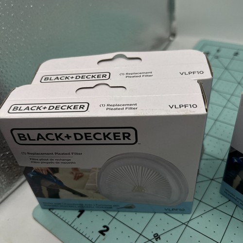 Black & Decker VLPF10 Replacement Pleated Filter Lot Of 4 NEW Damaged Box - Picture 4 of 8
