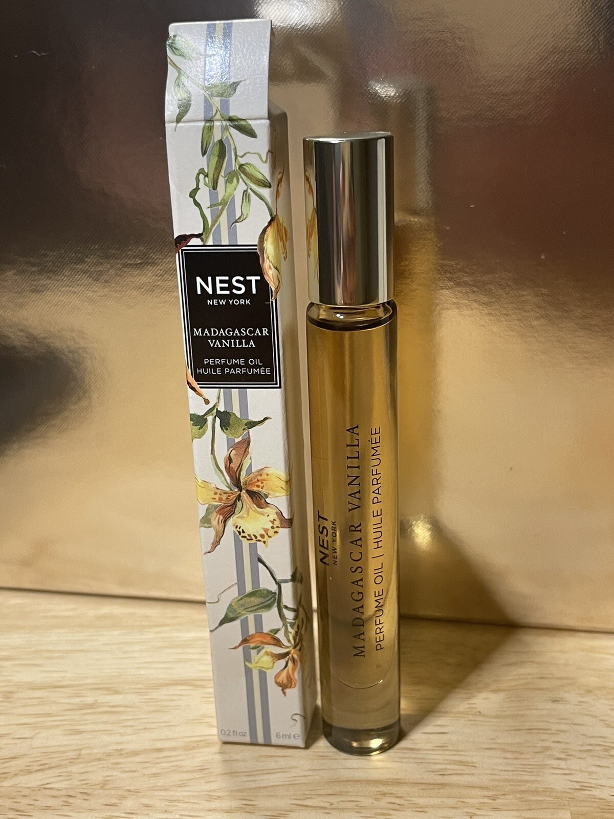 Nest New York Madagascar Vanilla Perfume Oil 6ml Travel Rollerball NIB