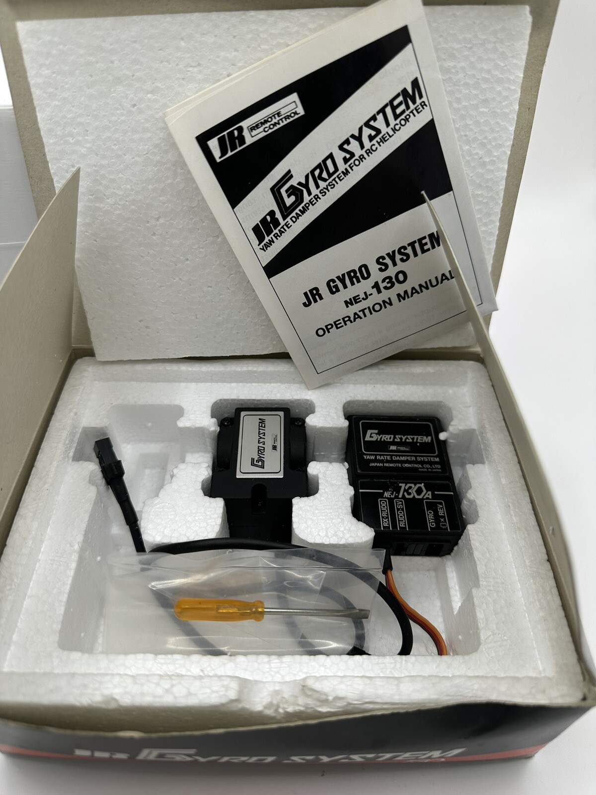 JR GYRO SYSTEM HELICOPTER YAW RATE DAMPER SYSTEM NEJ130 eBay