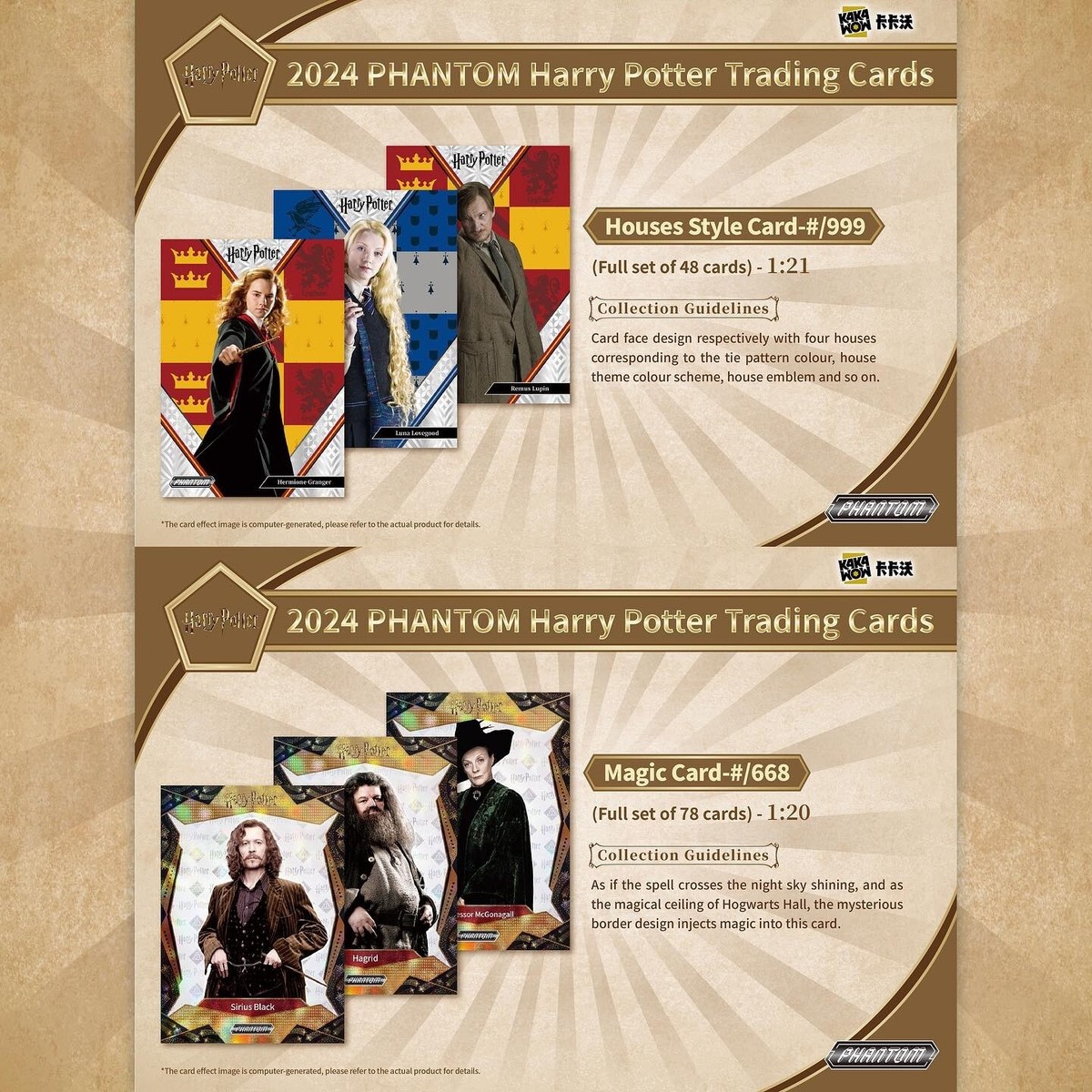 Limited Box] Kakawow Harry Potter 2024 PHANTOM Trading Cards