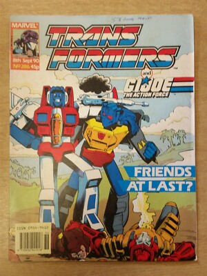 TRANSFORMERS #286 8TH SEPTEMBER 1990 BRITISH WEEKLY MARVEL UK COMIC