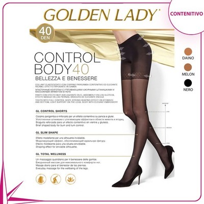 Golden Lady Control Body Tights 40 Den Shaping