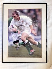 Matt Dawson Signed Photograph Rugby Union England Framed Picture Authenticated