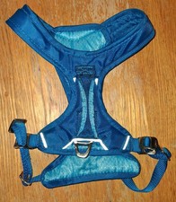 Play! Adjustable Reflective Medium Blue Soft/Vest Dog Harness Nylon