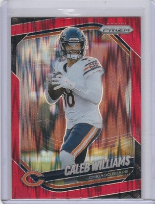 第五人格 Wolves Jelly 小果冻 COAⅦ トレーディングカード 2025 PANINI PRIZM #124 CALEB WILLIAMS RED FLASH CHICAGO BEARS