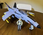 1986 GI JOE CONQUEST X-30 100% Complete w/ Slip Stream Hasbro ARAH Jet