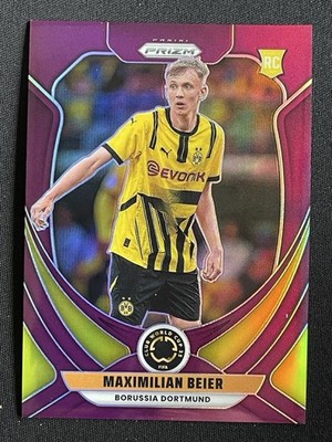 Maximilian Beier 2025 Panini Prizm Fifa Club World Cup Purple Base RC /125 #49