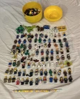 Lego Mini Figure Lot 100+ & Accessories+Loose Pieces & Big Lego Head