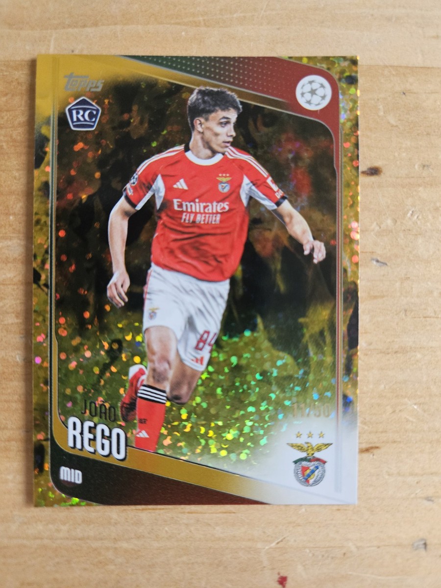 2025-26 Topps Uefa Club Competitions - Joao Rego #168 Gold 