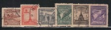 Philippines 1947 Yvert 325/26 et 328/31 oblitérés (AM151)