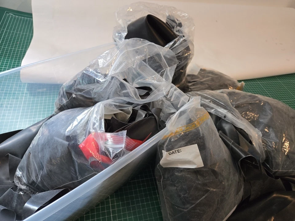 Sacchetto O LATEX Scarti 5 libbre Foglio di gomma tagli - Immagine 3 di 3