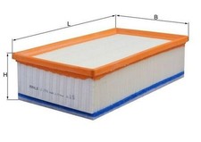 Luftfilter MAHLE LX 2996 passend für PEUGEOT 407 Coupe (6C) für CITROËN C6 (TD)