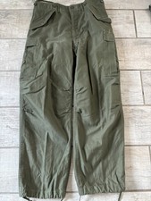 Korea War Period US Army OD Green Cotton M-1951 Field Trousers, Regular-Medium