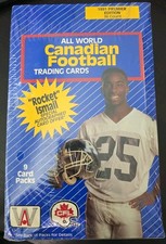 1991 All World CFL Canadian Football Sealed Box