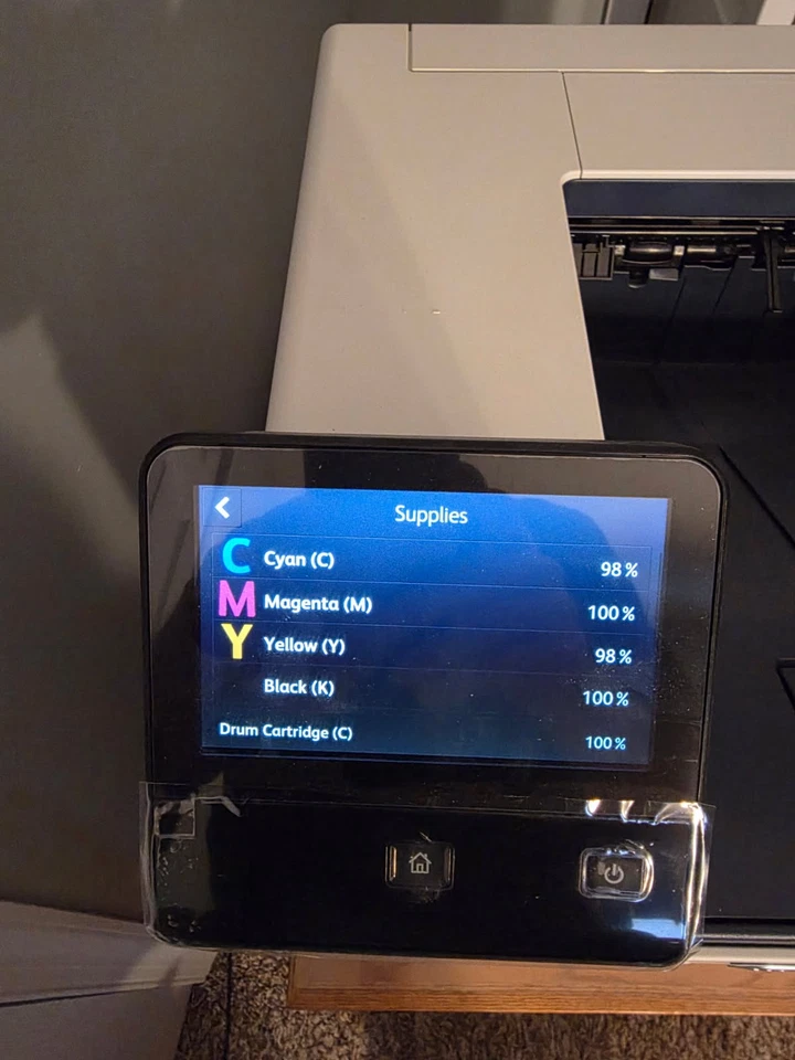 NUEVA red de impresoras láser color Xerox VersaLink C600DN ¡SOLO 199 PÁGINAS IMPRESAS! Foto 3 de 3