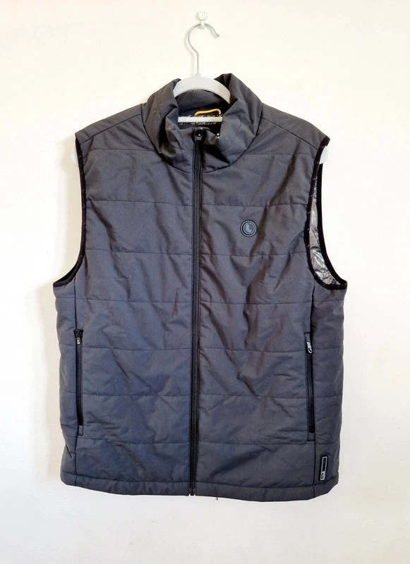 Lole Mens Heated Insulated Vest Gilet Size M Black with small defect