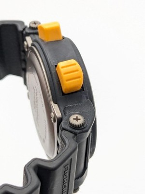 Casio G-Shock DW-8600 Fisherman Watch Yellow Titanium Box Manual