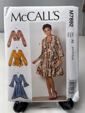 McCalls M7892 Misses Top Dress Sewing Pattern Size 6-8-10-12-14 Uncut