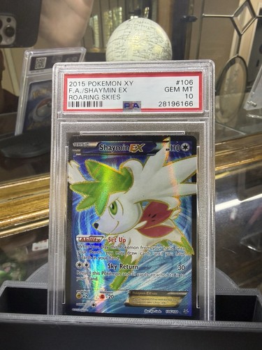 Pokemon TCG 2015 XY Roaring Skies Shaymin EX Full Art 106/108 PSA 10 *LOW POP*