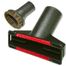 Vacuum Upholstery Tool & Horsehair Dust Brush 2-Piece Attachment Kit for Miele