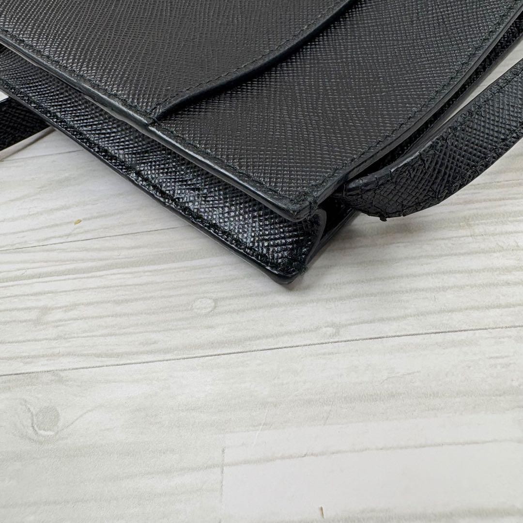 Condition PRADA Shoulder Bag Shoulder Pouch Saffiano thumbnail 10