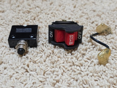 #ad Ryobi BTS10 Table Saw Start Power Switch and Reset Breaker VGC $20.00
