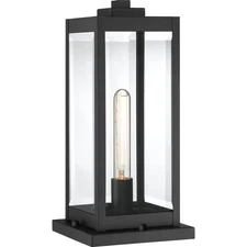 Quoizel WVR9106EK OPEN BOX Westover Post Light or Accessories Earth Black