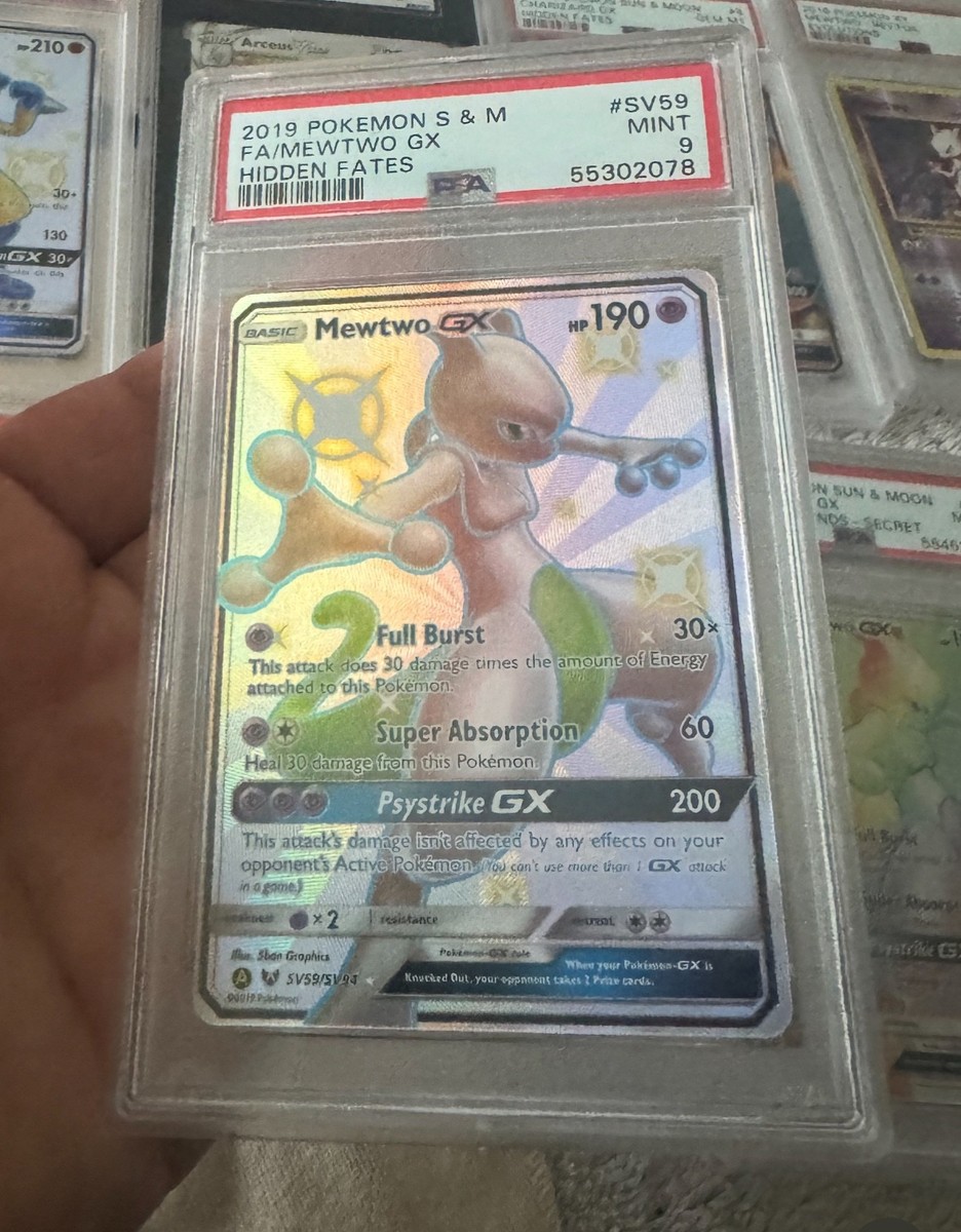 Mewtwo GX SV59/SV94 Hidden Fates: Shiny Vault Holo for sale