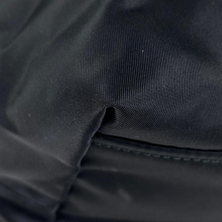 PRADA 1BG052 Plate Tote Bag Shoulder Bag Nylon Black #BS1367 thumbnail 4