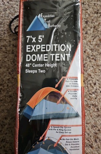 Expedition Trail Authority Expedition Kuppelzelt 7 Fuß x 5 Fuß 48 Zoll für zwei Personen - Bild 2 von 7