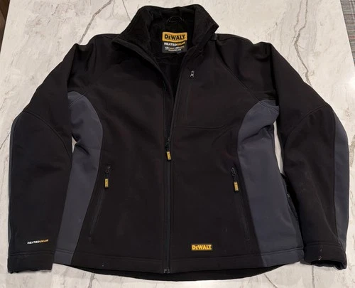 DeWalt Heated Jacket Mens Large Black Gray W/O Hood Work Coat 12V 20V Max Bare - product listing photo