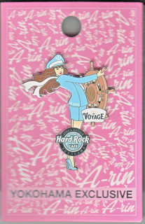Hard Rock Cafe Pin: Yokohama 2025 Ayaka Nation Voyage Girl le