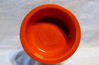 RARE Vintage Homer Laughlin Fiesta Orange Fruit Bowl  1936–1943 Uranium Glaze