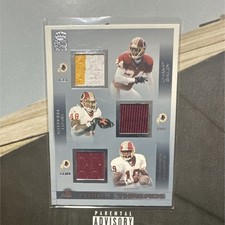 2000 Pacific Crown Royale Triple Threads Champ Bailey Davis McCants Memorabilia