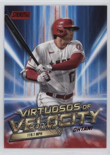 2023 Stadium Club Virtuosos of Velocity #VV-2 Shohei Ohtani Angels