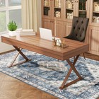 4x6 Area Rug, Vintage Machine Washable Rug for Living Room, Blue — photo 9