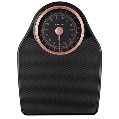 Salter Bathroom Scale Doctor Style Mechanical Easy Read 150KG Capacity Rose Gold