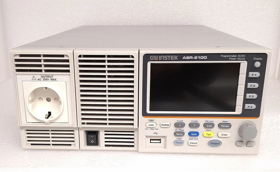 GW Instek ASR-2100 Programmable AC/DC Power Source 1000VA (USB+LAN) - Image 2 of 4
