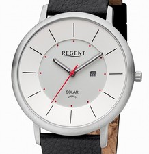 Regent BA-722 Edelstahl SOLAR Herrenuhr VEGANES Band Seiko-Werk UVP* 148,00 EUR