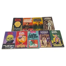 Carter Dickson Lot of 9 Vintage Paperback Books Sir Henry Merrivale Series