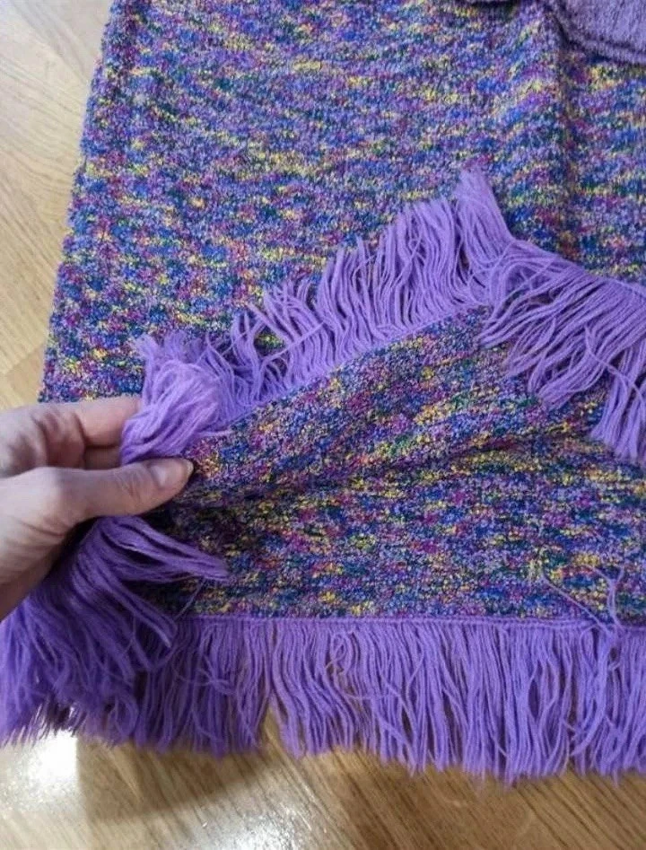 Traje de punto vintage Roberto Cavalli Just Cavalli suéter, falda y bufanda Foto 3 de 3