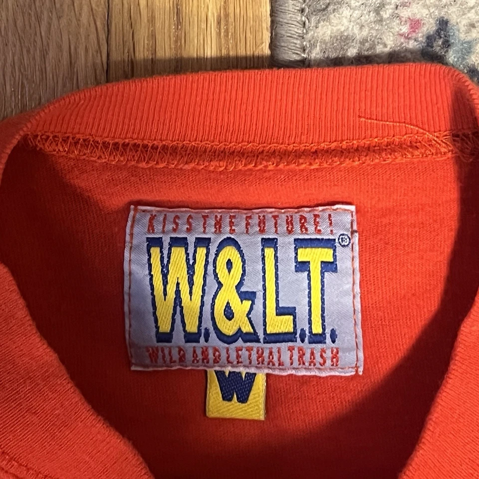 Walter Van Beirendonck W< Años 90 Rojo Globo Logo Aplique Manga Larga Talla M Foto 3 de 4