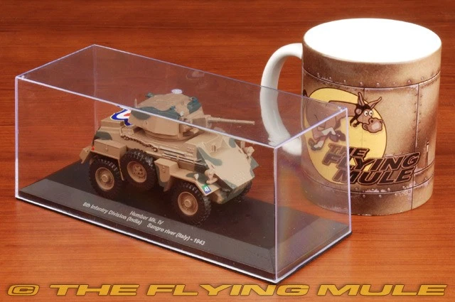 Eaglemoss 1:43 Humber Mk IV Armored Car British Army 8th Infantry Div - Image 4 of 4