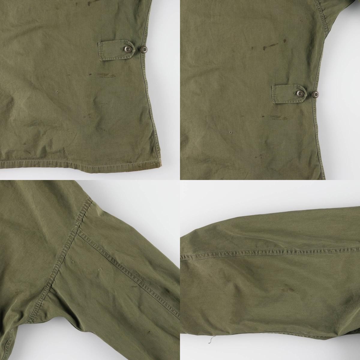 ジャケット・アウター 60's Jungle Fatigue Jacket 3rd M-R Vintage 1960'S US Army Jungle Fatigue Jacket 3rd Edition