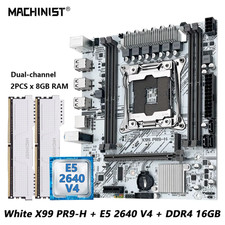 X99 Motherboard Kit with Xeon E5 2640 V4, 16GB RAM, NVME/SATA M.2 Combo