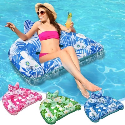 Pool Floats, 3 Packs Inflatable Pool Floats, Pool Floating Chairs with