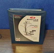 BOWFLEX Ultimate Assembly Owner's Manual Fitness Guide Punched In Binder