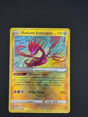 Radiant Eternatus 105/159 SWSH: Crown Zenith Radiant Rare - NM
