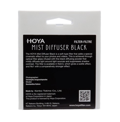 Genuine HOYA Mist Diffuser Black 1.0 Filter 49mm, NEW - Picture 4 of 9