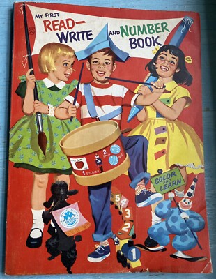 My First Read Write Number Book Color and Learn Merrell 1955